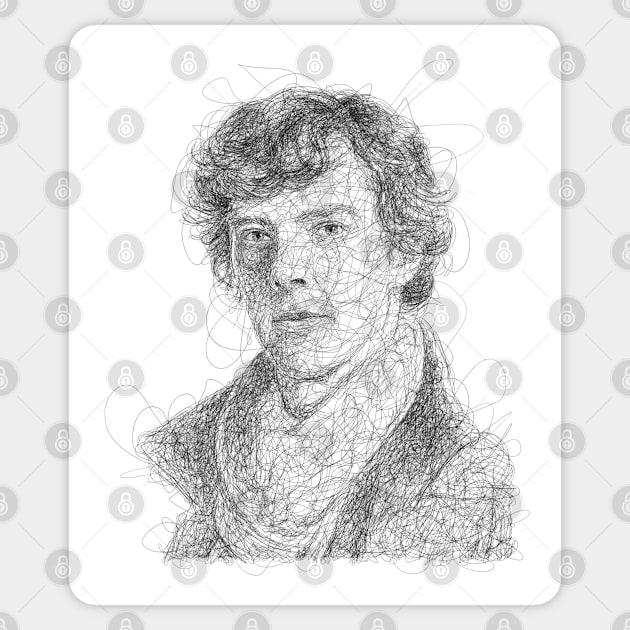 Benedict Cumberbatch Sticker by Draw Drew Drawn